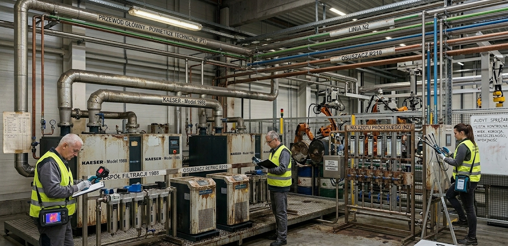 Audyt instalacji sprężonego powietrza